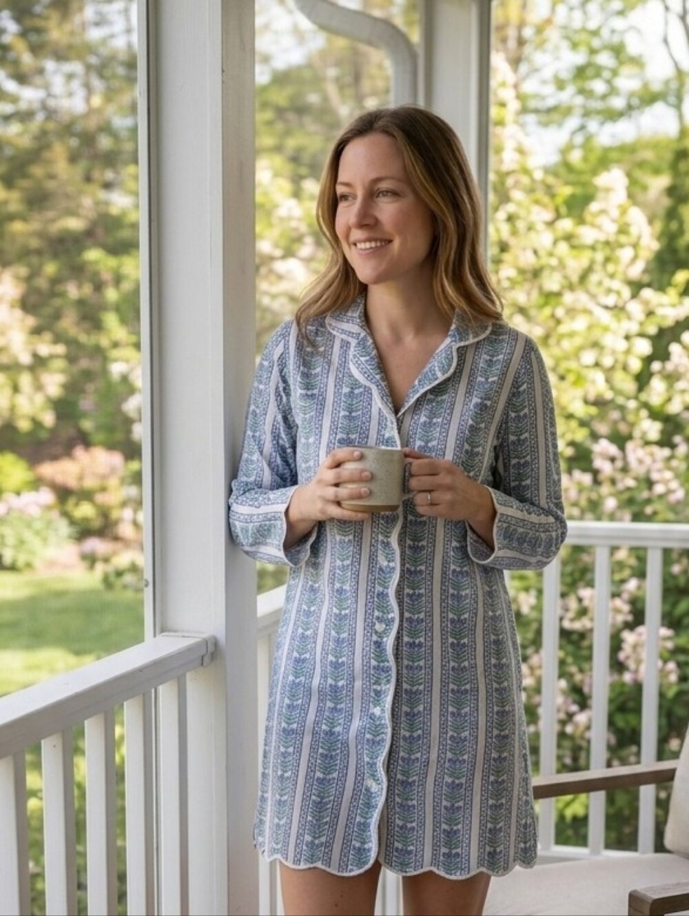 Amelia Button Nightshirt
